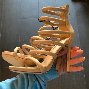 NWT Tan beige High Heels